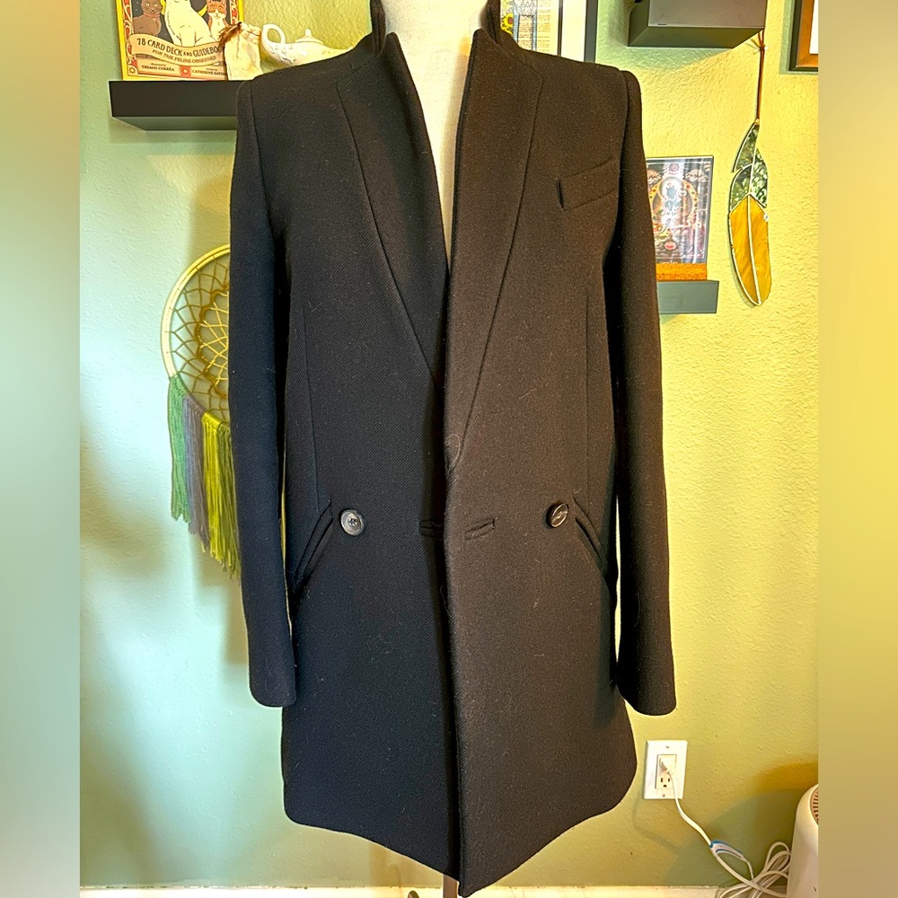 IRO Black Wool Coat